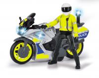 Policajný motocykel 17 cm s jazdcom
